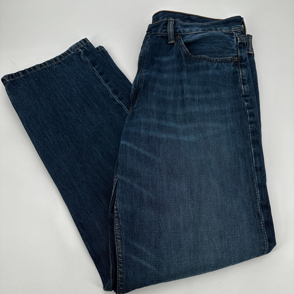 Levi Strauss 514 Straight Fit Dark Wash Mens Jeans Size 38x32